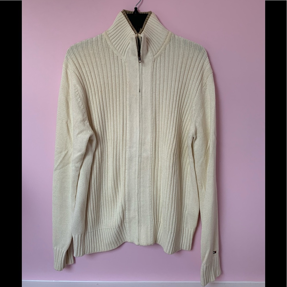Cozy full-zip sweater from Tommy Hilfiger